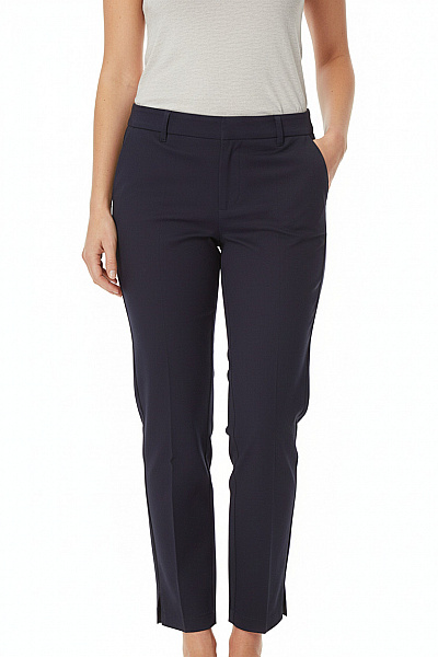 PULZ JEANS Dámské Chino Kalhoty Modré Second Hand Vel. 36