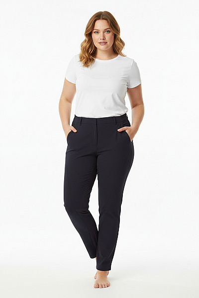 Dámské Kalhoty Modré Vel. 40