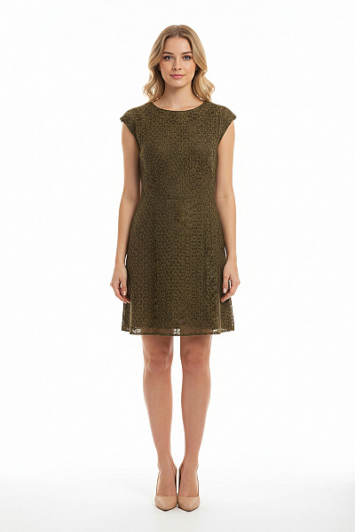  Šaty S Krajkou Zelené Hugo Boss Vel. 36