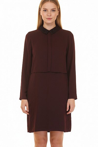 Reiss Šaty Vínová Vel. 40