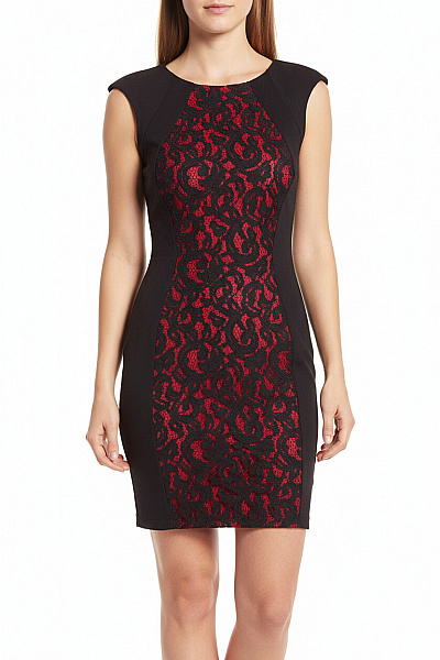 Lipsy Pouzdrové šaty  Šaty Černé