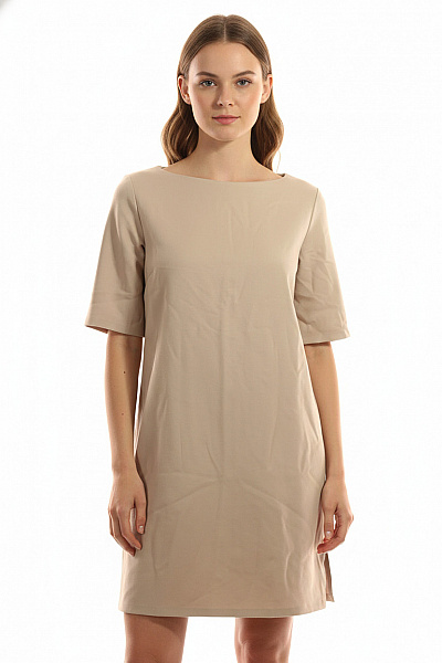  Mikinové Šaty Béžové COS Second Hand Vel. 36