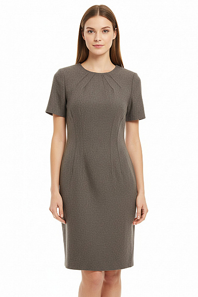 Pouzdrové šaty  Šaty Vlněné Šedé Steffen Schraut Vel. 36