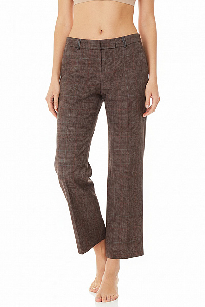 ZERO Dámské Kalhoty Hnědé Vel. 34