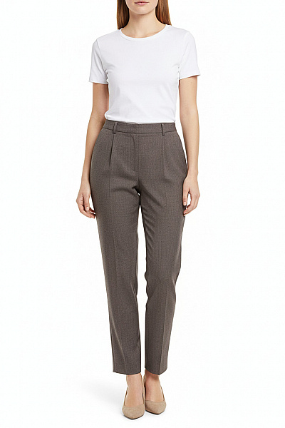 Dámské Kalhoty Šedé ZARA Vel. 40