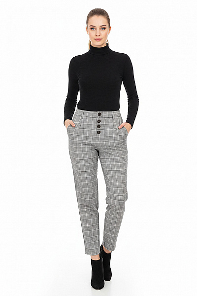 ZARA Dámské Kalhoty Šedé Vel. XS