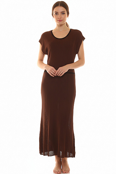 Expresso Šaty Hnědé Second Hand Vel. S