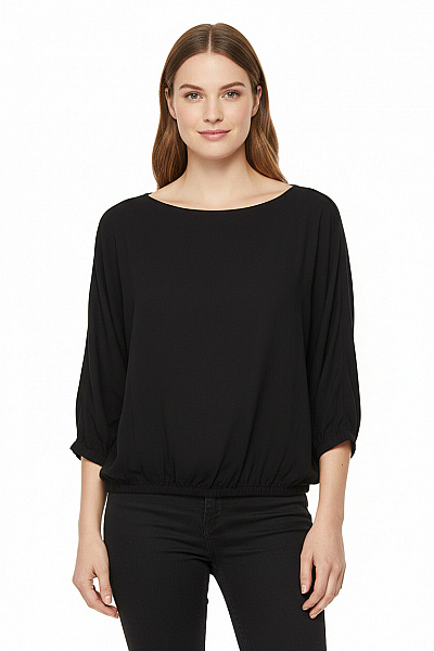 MANGO  Halenka Jednobarevná Černá Vel. ONE SIZE