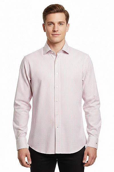 TOMMY HILFIGER Vzorovaná Pánská Košile Barevná Vel. 34/35