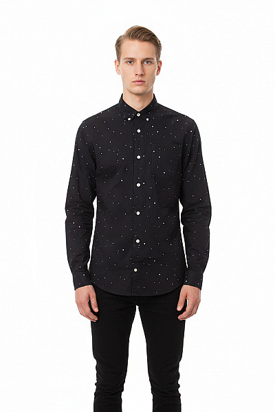 Pánská Košile Modrá Mads Norgaard