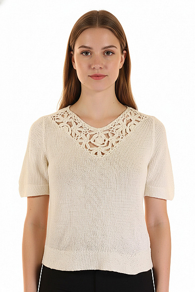 Dámský Svetr Bílý People Tree Vel. M