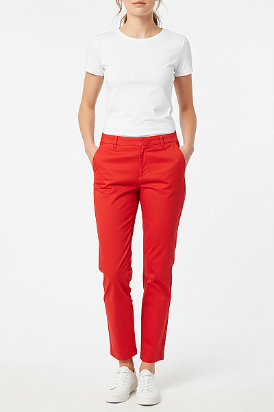 HALLHUBER Dámské Kalhoty Červené Vel. 36