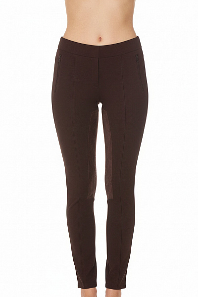 ZARA Dámské Legíny Hnědé Second Hand Vel. S