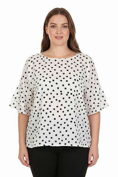 Vzorovaná  Halenka Černobílá CAPSULE