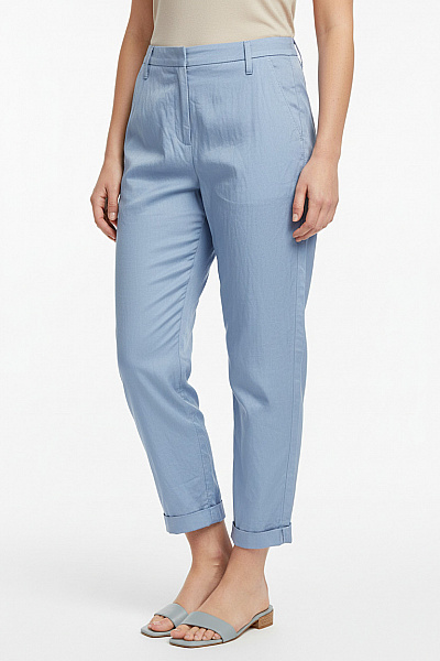 SCHUMACHER Dámské Chino Kalhoty Modré