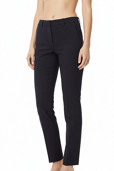 ZARA Dámské Chino Kalhoty Modré Second Hand Vel. XS