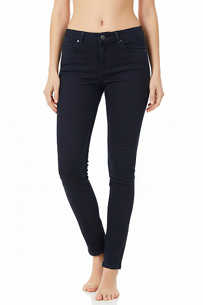 Asos Dámské Kalhoty Rovné Modré Vel. 38