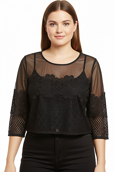 New Look Halenka Černá