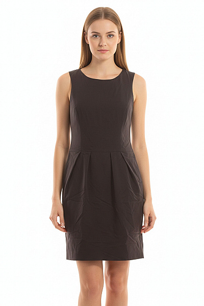  Šaty S Rozparkem Černé Vel. 34