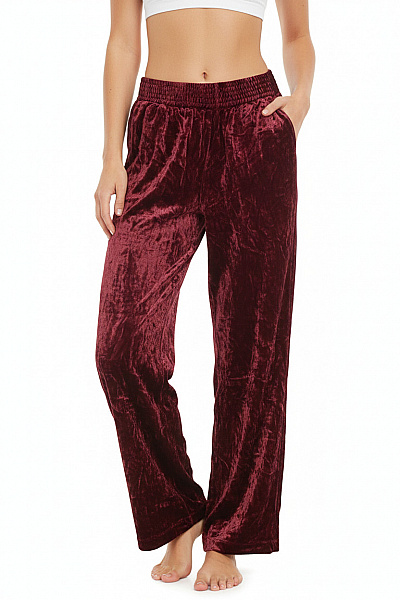 Dámské Kalhoty Vínová SECOND FEMALE Vel. XS