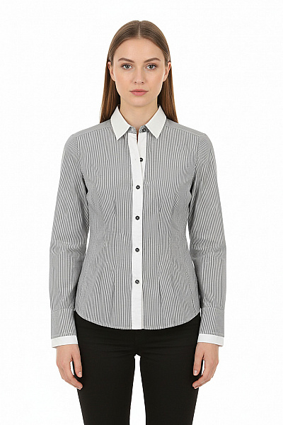 Laurel Dámská Košile Černobílá Second Hand