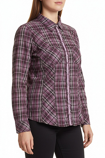 Kostkovaná Dámská Košile Fialová BONITA Second Hand Vel. 48