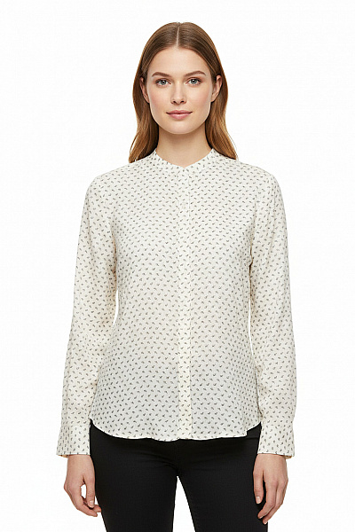 Vzorovaná Dámská Košile Béžová Massimo Dutti Vel. 40