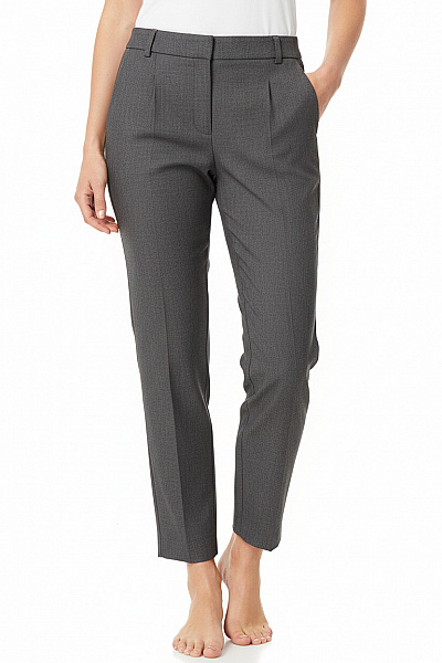 PULZ JEANS Dámské Kalhoty Šedé Second Hand Vel. 34