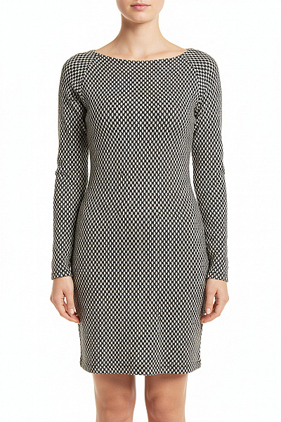 MANGO Šaty Černobílé Vel. S