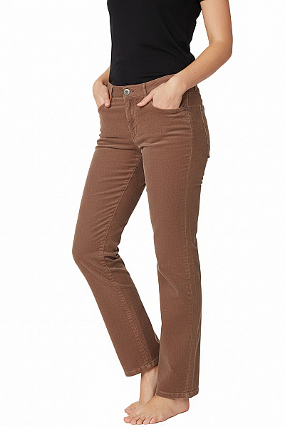 BRAX Dámské Kalhoty Rovné Hnědé Vel. 36