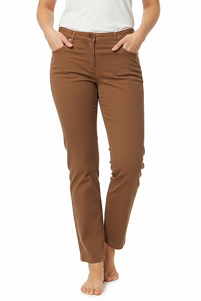BRAX Dámské Kalhoty Hnědé Vel. 42