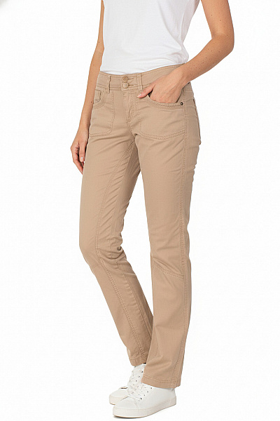 Esprit Dámské Kalhoty Rovné Hnědé Second hand Vel. 36