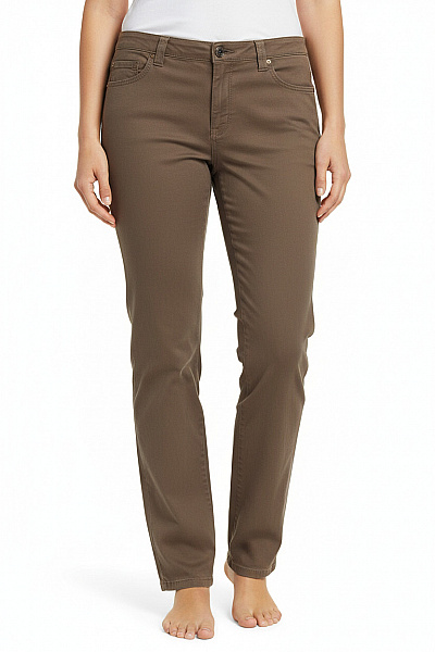 BRAX Dámské Kalhoty Rovné Zelené Vel. 44