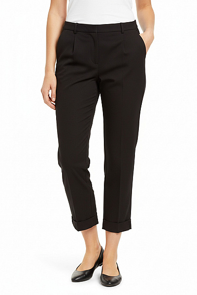 MANGO Dámské Chino Kalhoty Černé Vel. 40
