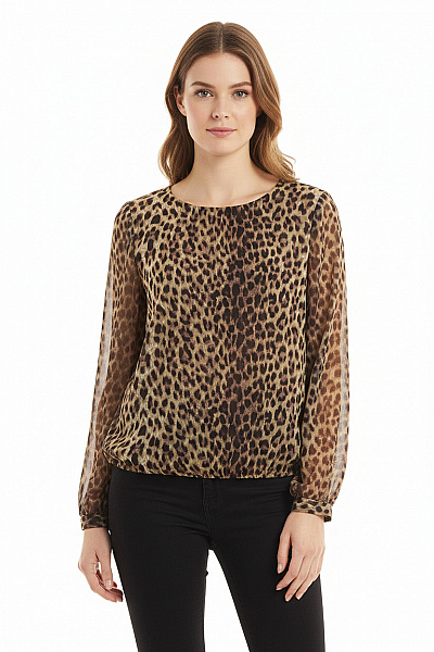 Vzorovaná  Halenka Barevná MORE & Vel. 36