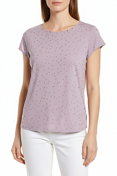 Vzorovaná  Halenka Fialová VERO MODA Vel. L