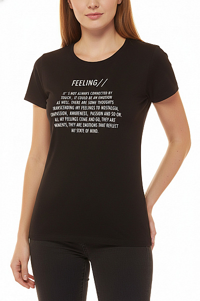 Dámské Tričko S Potiskem Černé PULL&BEAR Vel. L