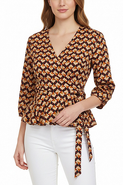 Quiz Vzorovaná  Halenka Barevná Vel. 40