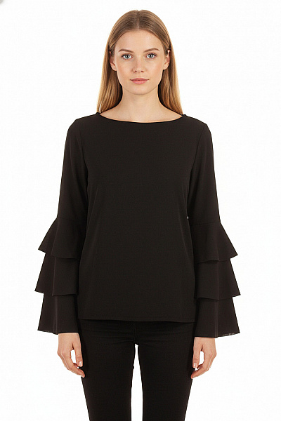  Halenka Jednobarevná Černá Gina Tricot Second Hand Vel. S