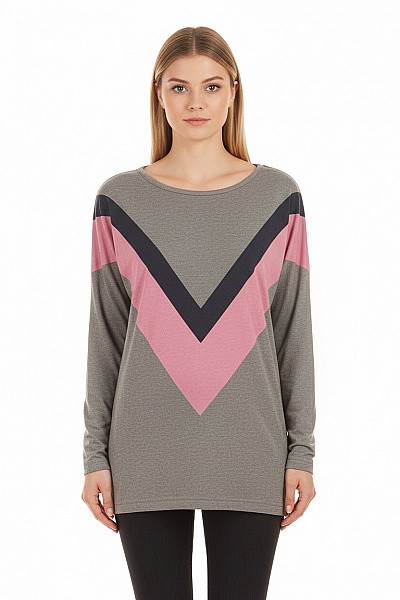 BUFFALO Dámské Tričko Šedé Second Hand Vel. 34