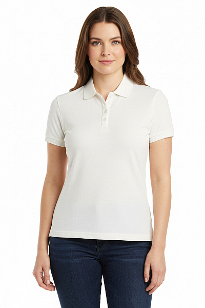 Dámské Polo Tričko Bílé S.OLIVER Vel. 42