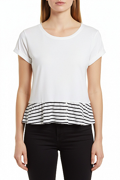 Bershka Halenka Bílá Vel. M