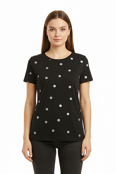 ONLY Dámské Tričko S Potiskem Černé Vel. S