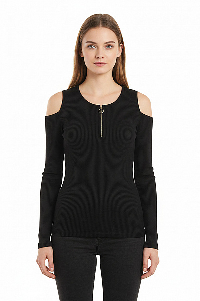 ONLY Jednoduché Dámské Tričko Černé Vel. S