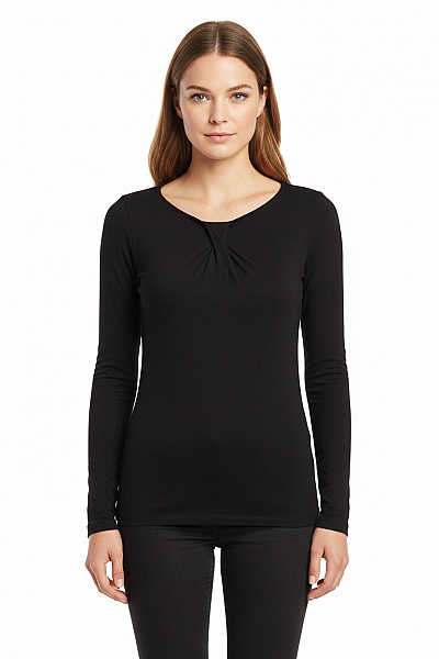 Jednoduché Dámské Tričko Černé Esprit Vel. M