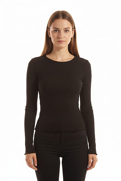 New Look Jednoduché Dámské Tričko Černé Second Hand Vel. 38