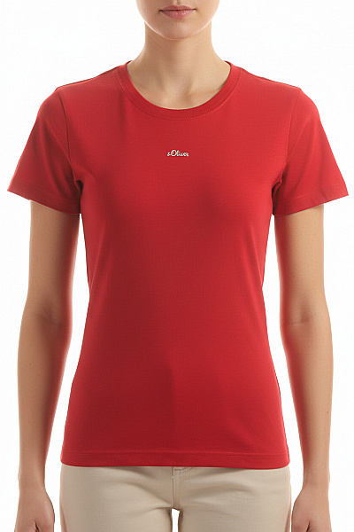 S.OLIVER Dámské Tričko Červené Vel. 38