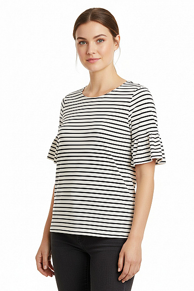 ONLY Dámské Tričko Černobílé Vel. M