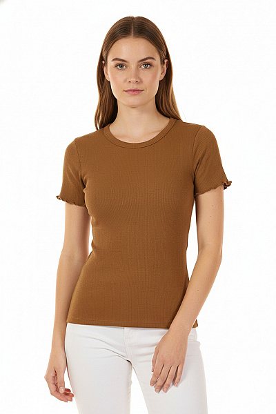Street One Dámské Tričko Hnědé Vel. 38