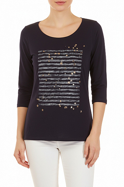 Dámské Tričko Modré Esprit Vel. M